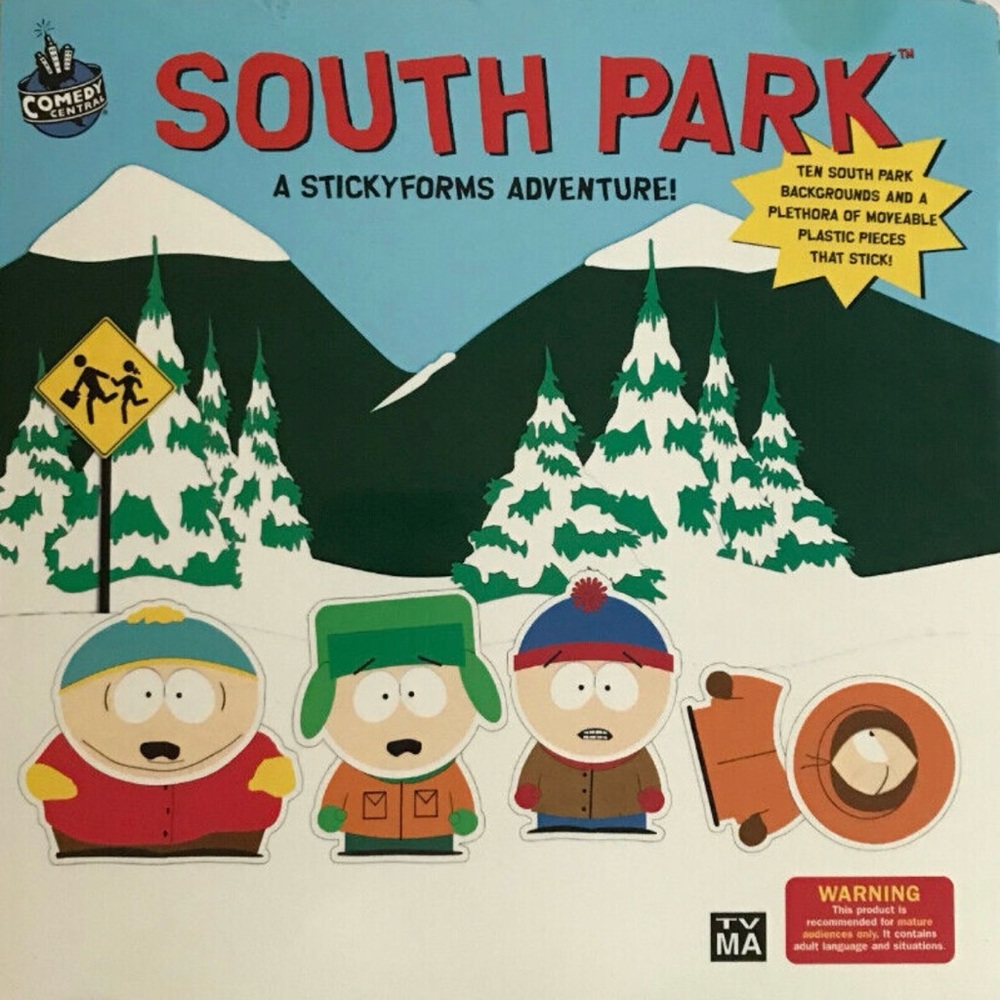 South Park A Stickyforms adventure board book